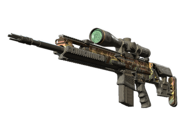 StatTrak™ SCAR-20 | Caged (Battle-Scarred)