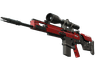 StatTrak™ SCAR-20 | Crimson Web (Minimal Wear)