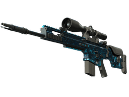 StatTrak™ SCAR-20 | Grotto (Well-Worn)