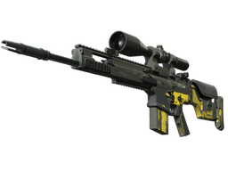 StatTrak™ SCAR-20 | Jungle Slipstream (Battle-Scarred)