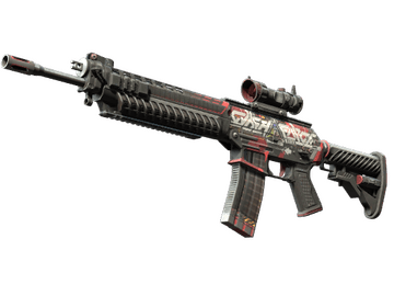 StatTrak™ SG 553 | Cyberforce (Well-Worn)