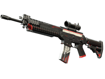 StatTrak™ SG 553 | Cyrex (Battle-Scarred)
