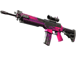 StatTrak™ SG 553 | Pulse (Well-Worn)