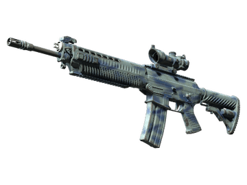 StatTrak™ SG 553 | Wave Spray (Field-Tested)
