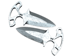 ★ StatTrak™ Shadow Daggers | Damascus Steel (Well-Worn)
