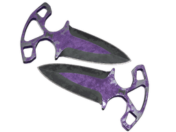 ★ StatTrak™ Shadow Daggers | Ultraviolet (Battle-Scarred)