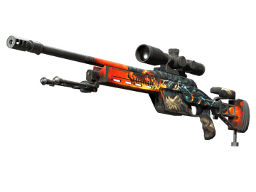 StatTrak™ SSG 08 | Dragonfire (Field-Tested)