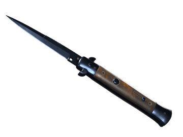 ★ StatTrak™ Stiletto Knife | Blue Steel (Battle-Scarred)