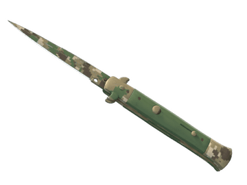 ★ StatTrak™ Stiletto Knife | Forest DDPAT