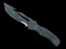 ★ StatTrak™ Survival Knife | Night Stripe (Battle-Scarred)