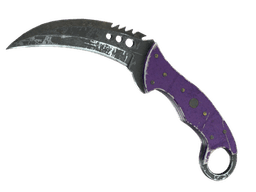 ★ StatTrak™ Talon Knife | Ultraviolet (Battle-Scarred)