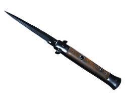 ★ Stiletto Knife | Blue Steel (Well-Worn)