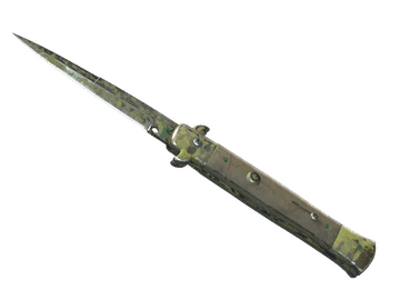 ★ Stiletto Knife | Boreal Forest (Battle-Scarred)