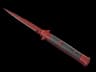 ★ Stiletto Knife | Crimson Web (Field-Tested)