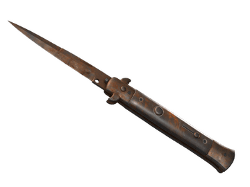 ★ Stiletto Knife | Rust Coat (Battle-Scarred)