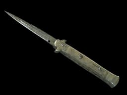 ★ Stiletto Knife | Safari Mesh (Battle-Scarred)