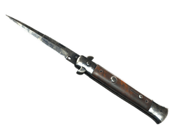 ★ Stiletto Knife | Stained (Battle-Scarred)