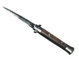 ★ Stiletto Knife | Stained (Well-Worn)