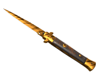 ★ Stiletto Knife | Tiger Tooth (Minimal Wear)