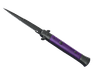 ★ Stiletto Knife | Ultraviolet (Well-Worn)