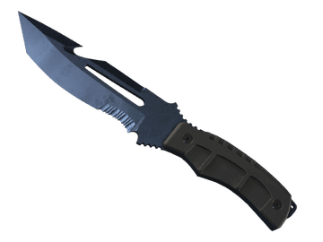 ★ Survival Knife | Blue Steel (Battle-Scarred)