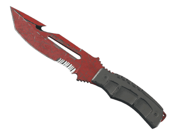 ★ Survival Knife | Crimson Web (Battle-Scarred)