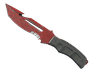 ★ Survival Knife | Crimson Web (Battle-Scarred)