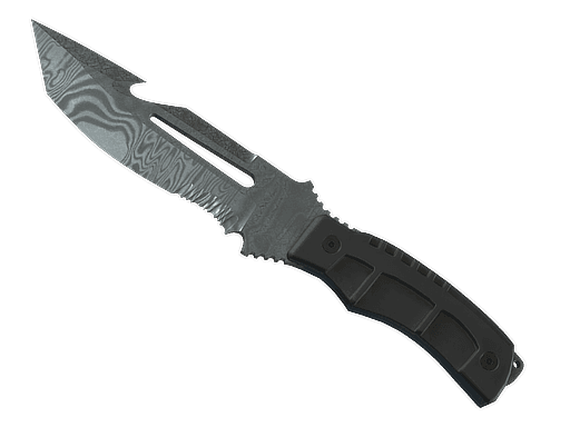 ★ Survival Knife | Damascus Steel (Battle-Scarred)