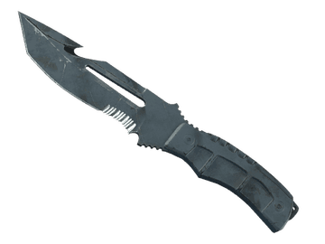 ★ Survival Knife | Night Stripe (Battle-Scarred)