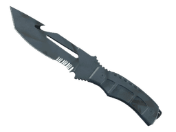 ★ Survival Knife | Night Stripe (Well-Worn)