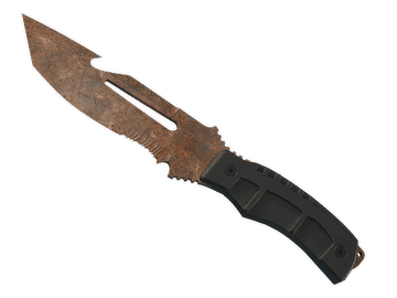 ★ Survival Knife | Rust Coat (Battle-Scarred)