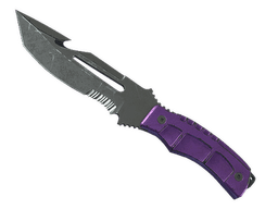 ★ Survival Knife | Ultraviolet (Battle-Scarred)