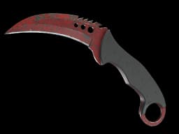 ★ Talon Knife | Crimson Web (Well-Worn)