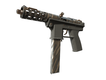 Tec-9 | Tiger Stencil (Well-Worn)