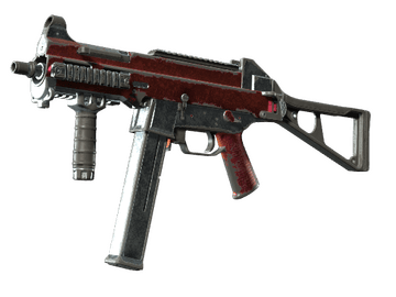 UMP-45 | Crimson Foil (Battle-Scarred)