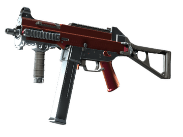 UMP-45 | Crimson Foil (Minimal Wear)