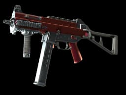 UMP-45 | Crimson Foil (Well-Worn)