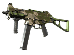 UMP-45 | Green Swirl (Field-Tested)
