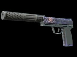 USP-S | Black Lotus (Minimal Wear)