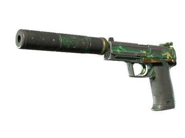 USP-S | Tropical Breeze (Battle-Scarred)