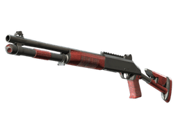 XM1014 | Red Leather (Battle-Scarred)