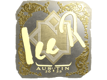 Sticker | 1eeR (Gold) | Austin 2025