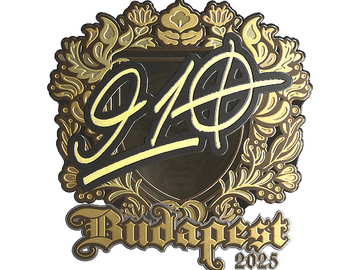 Sticker | 910 (Gold) | Budapest 2025