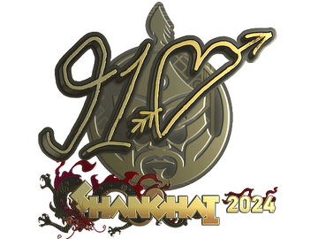 Sticker | 910 (Gold) | Shanghai 2024
