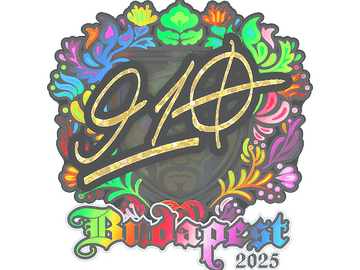 Sticker | 910 (Holo) | Budapest 2025