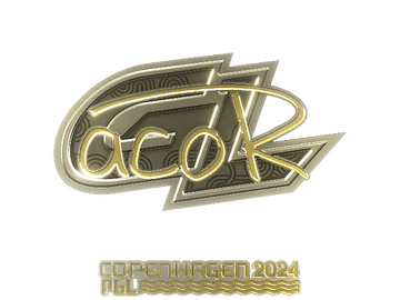 Sticker | acoR (Gold) | Copenhagen 2024