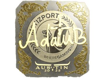 Sticker | adamb (Gold) | Austin 2025