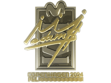 Sticker | adamS (Gold) | Copenhagen 2024