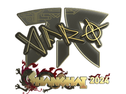 Sticker | afro (Gold) | Shanghai 2024