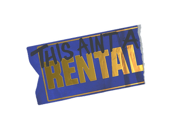 Sticker | Ain't A Rental (Foil)